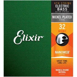 Elixir 15332 Medium C 032 - Saiten E-Bass