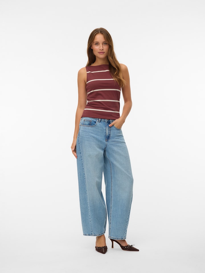 Vero Moda Blusentop in Braun - M
