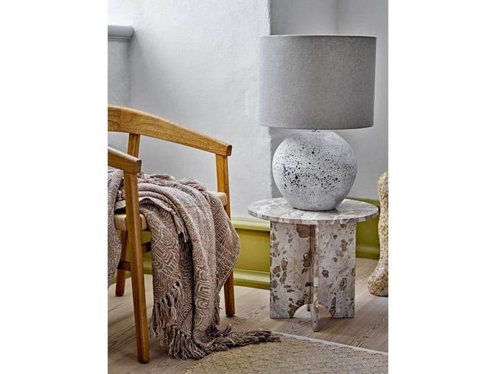 Isedora Tischleuchte Nature - Bloomingville - Wohnzimmer - Stoff / Textil