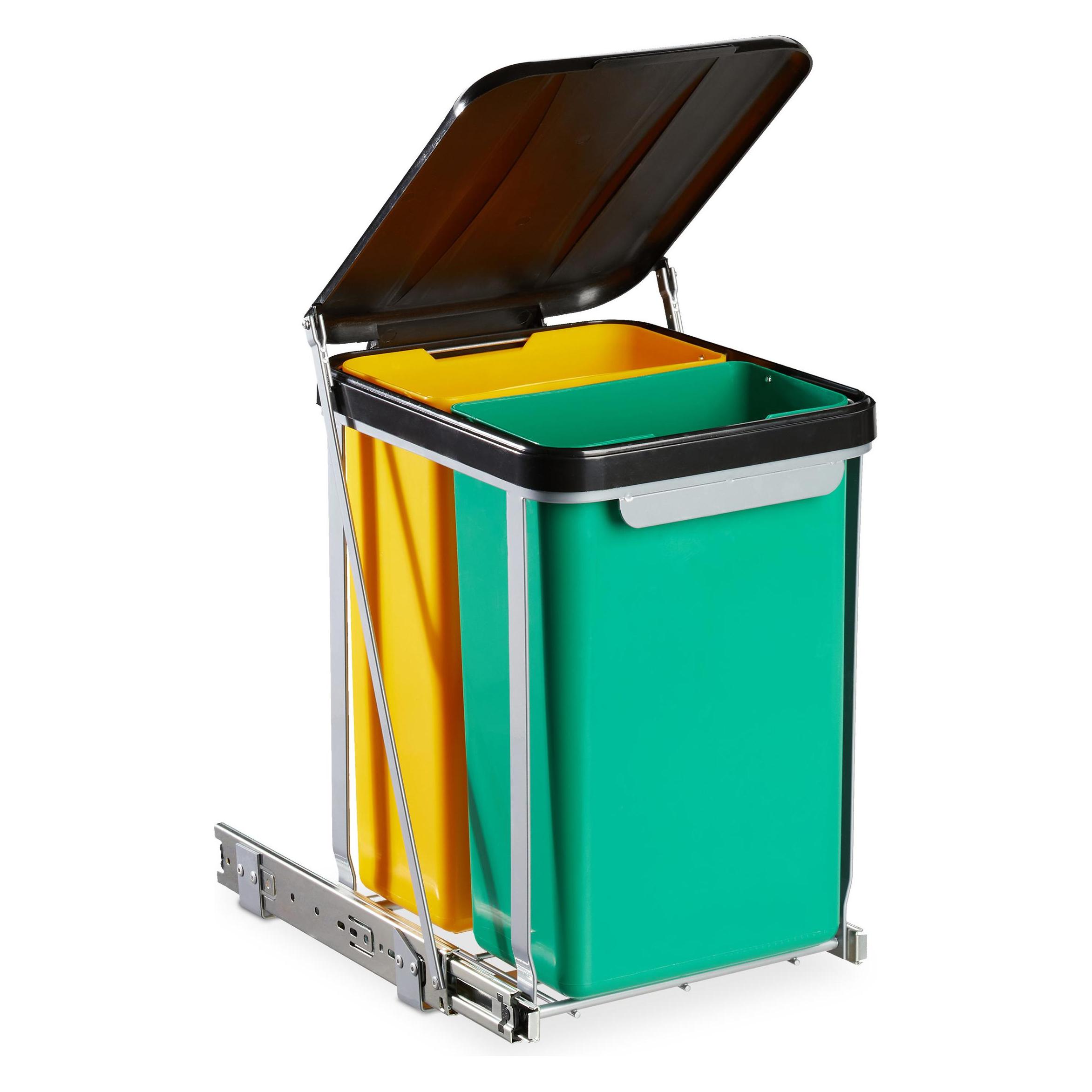 Relaxdays Einbaumülleimer (8 l) (4052025912352)