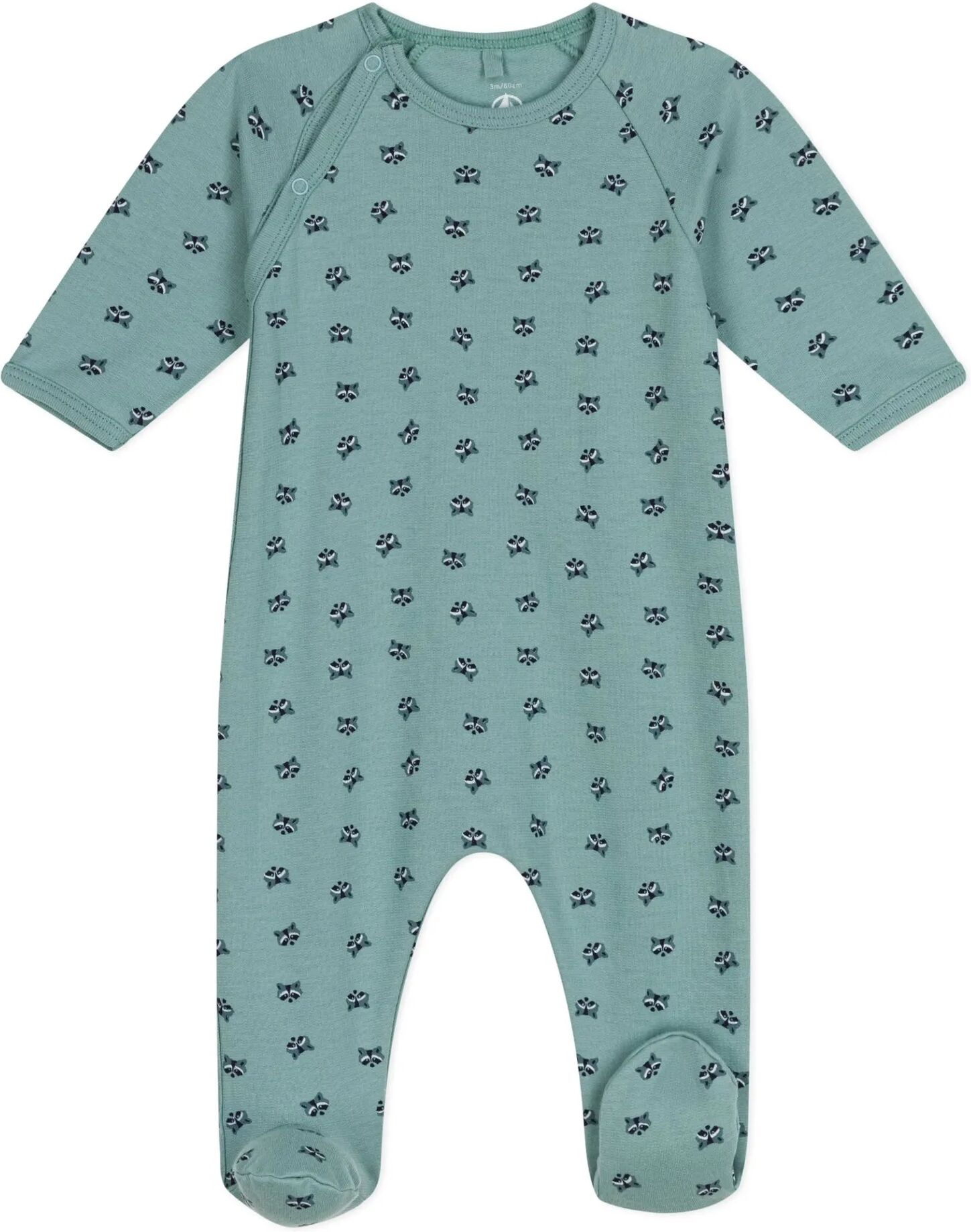Petit Bateau Pyjama Molleton Vert 3 mois