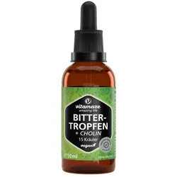 Bitter-tropfen 15 Kräuter+cholin Ohne Alkohol 50 ml