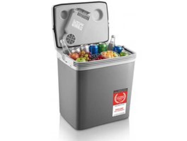 Glacire lectrique portable 32L TZS First Austria Bote Glacire 12V 220 V - Camping - Glaciere Electrique Voiture Gris