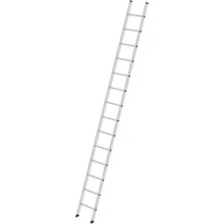 Munk, Leiter + Gerüst, Sprossen-Anlegeleiter ohne Traverse 14-Sprossen (Anlegeleiter, 415 cm)