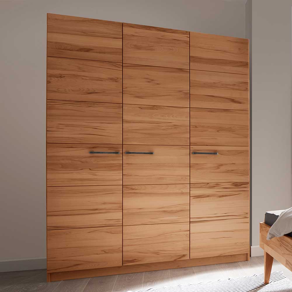 Pharao24.de Kernbuche massiv Kleiderschrank 140 cm breit 197 cm hoch