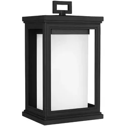 Generation Lighting (Feiss) Roscoe Medium Außenwandleuchte Schwarz strukturiert E27 IP44