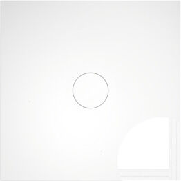 Bette BetteAir 7353-414T2 1200 x 800 mm rectangle silex acier titane émaillé avec support minimum