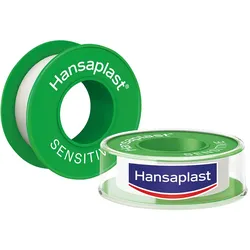 Hansaplast Fixierpflaster Sensitive für Schub 5 m x 1,25 cm 10 Rollen