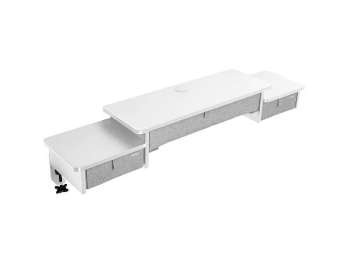 Duronic DD4 WE Planche de 120 cm avec 3 Tiroirs pour Bureau Compatible avec Plateaux TT120 TT140 TT160 de Duronic Structure