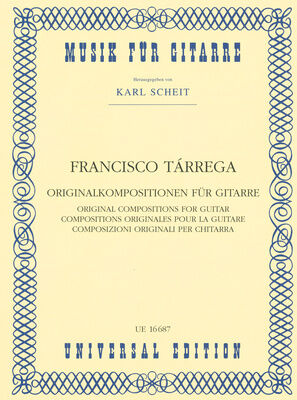 Universal Edition Tárrega Originalkompositionen
