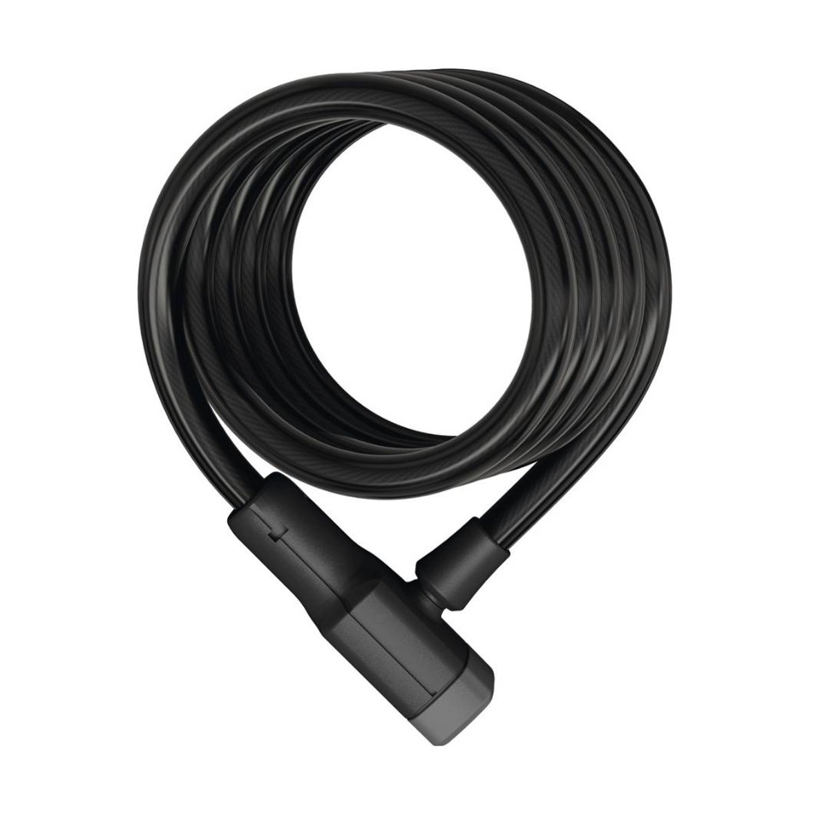 Cadeado com chave Abus 6512K/180/12 1,8 m Preto