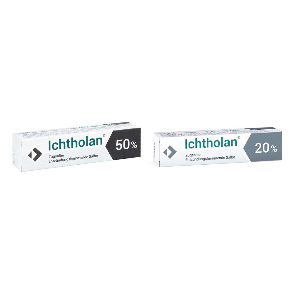 Ichthyol-Gesellschaft Cordes Hermanni & Co. (GmbH Ichtholan Zugsalbe 50% + Zugsalbe 20% 08107762