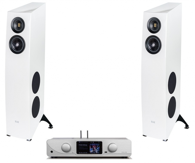 Elac Elac Concentro S 509.2 + Atoll SDA 200 - Weis/ Silber