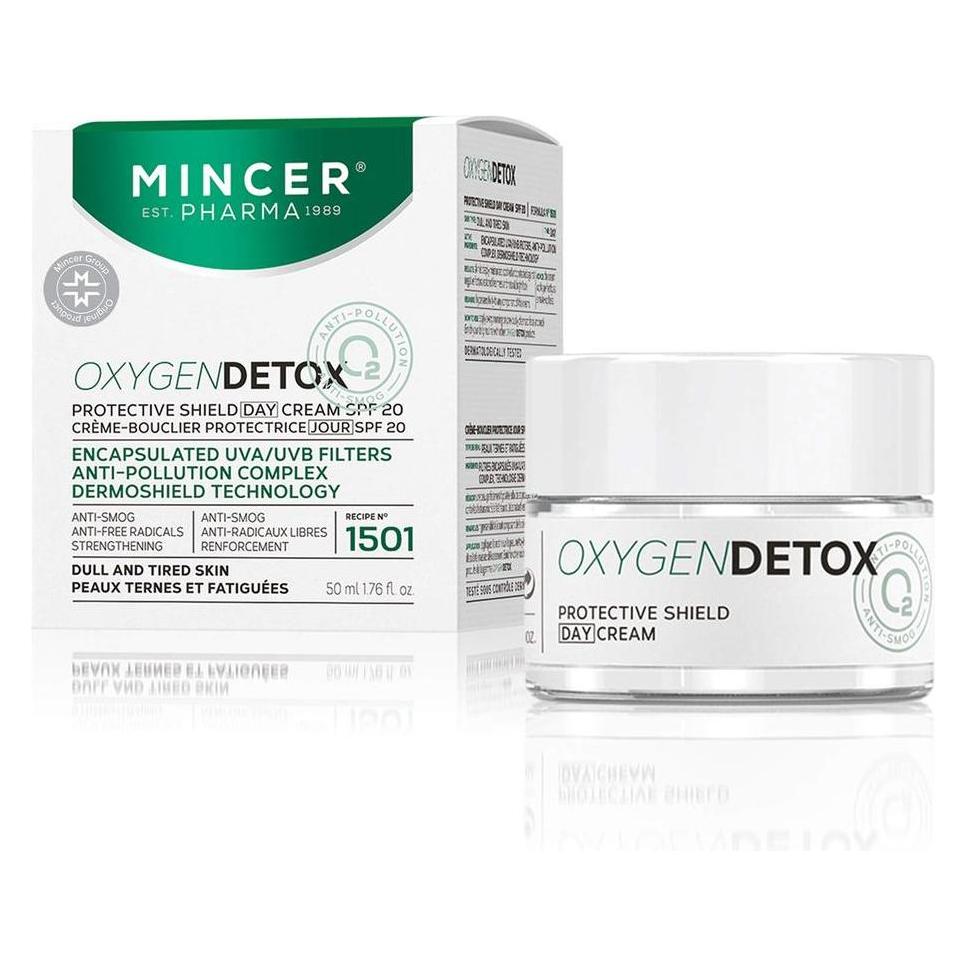 Mincer Pharma Oxygen Detox Protective Day Cream Spf20 No.1501 50Ml (50 ml, Tagescreme, SPF 20) (592359)