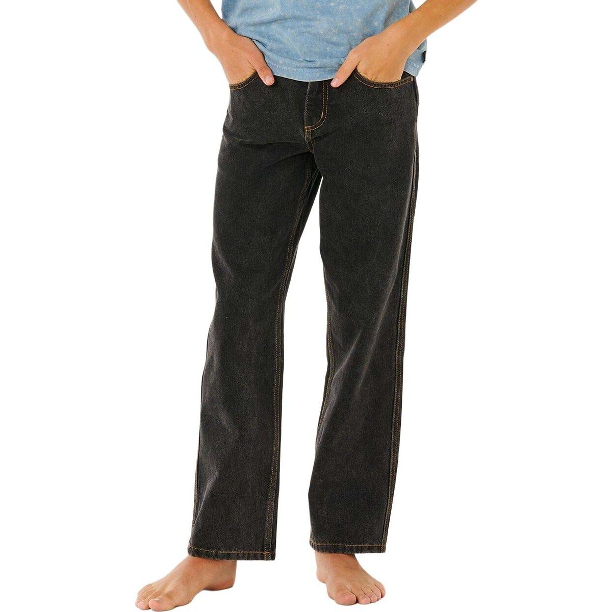 RipCurl Hyped Denim Pant-boy washed black (8264) 14 00FBPA-8264-14