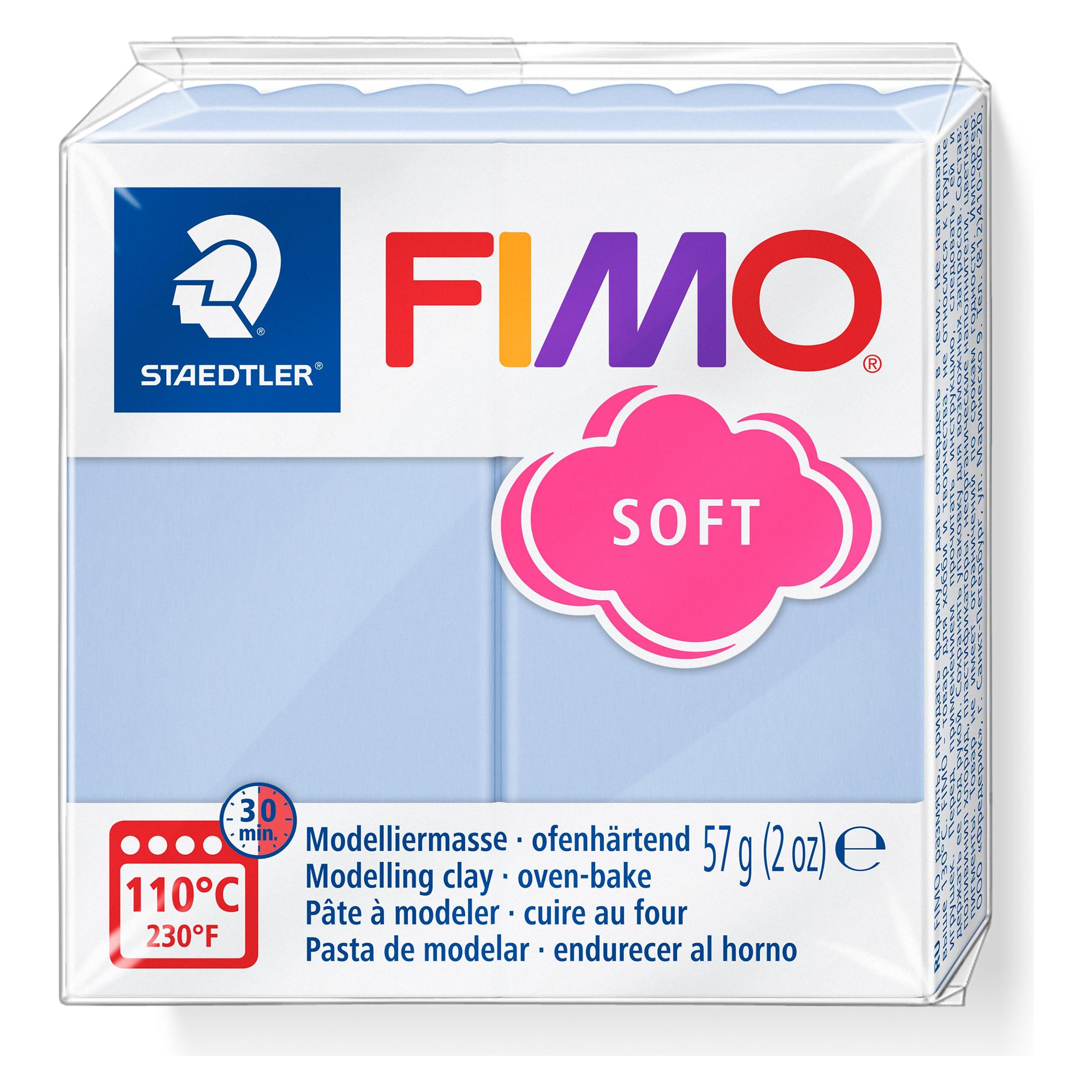 Fimo Soft Knete Trend heiteres Blau 57gr. (8020-T31)