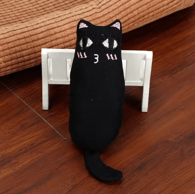 Inspire Curations CrinklePaws Catnip Rustle Toy For Play & Teething black