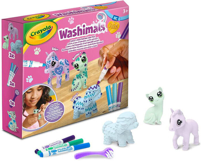 BRINQUEDO CRAYOLA WASHIMALS 3X