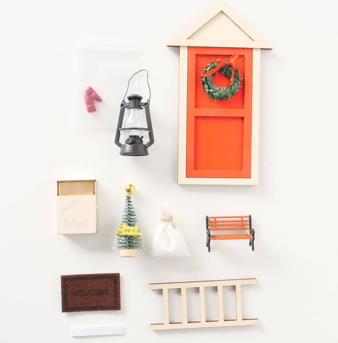 Boltze Home Deur elfa DIY wanddecoratie, 17 cm