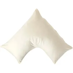 BIO-KISSENBEZUG für V-Form-Kissen, Satin, Fadendichte 400