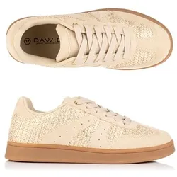 DAWID by Dawid Tomaszewski Damen-Sneaker Material-Mix Wechselfußbett