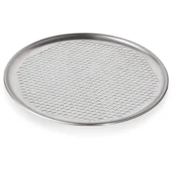 20x Pizzablech rund Perforierung Ø 25 cm Aluminium