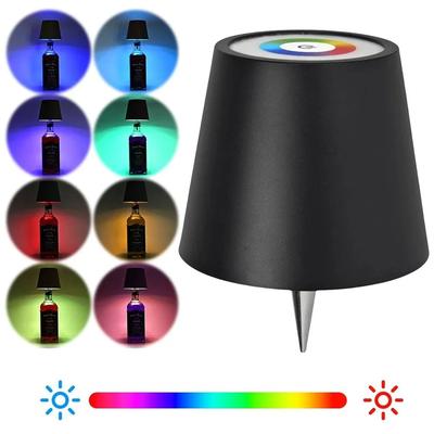Uplift Picks Wireless LED Wine Bottle Lamp Touch Control Rechargeable Table Light white 03 usb