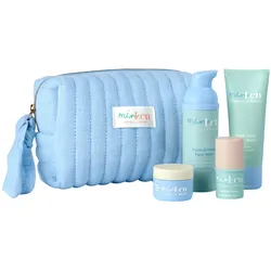 minLen Madeleine x Weleda Hydramazing Heroes Set (Face Wash 50ml + Cream 10ml + Body Wash 30ml + Balm 3,5g + Pouch)