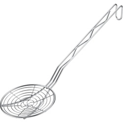 Westmark Frittierlöffel Pro – Schaumlöffel Edelstahl –Schöpflöffel, Perfekt Frittieren, Blanchieren & Schöpfen, für die Profiküche, Ø 12,8 cm