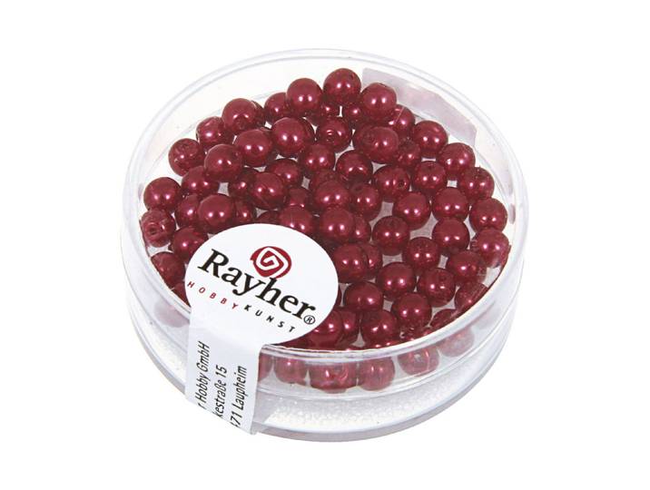 Rayher Glaswachsperlen Renaissance 4 mm Wrena Belly 85 Stück