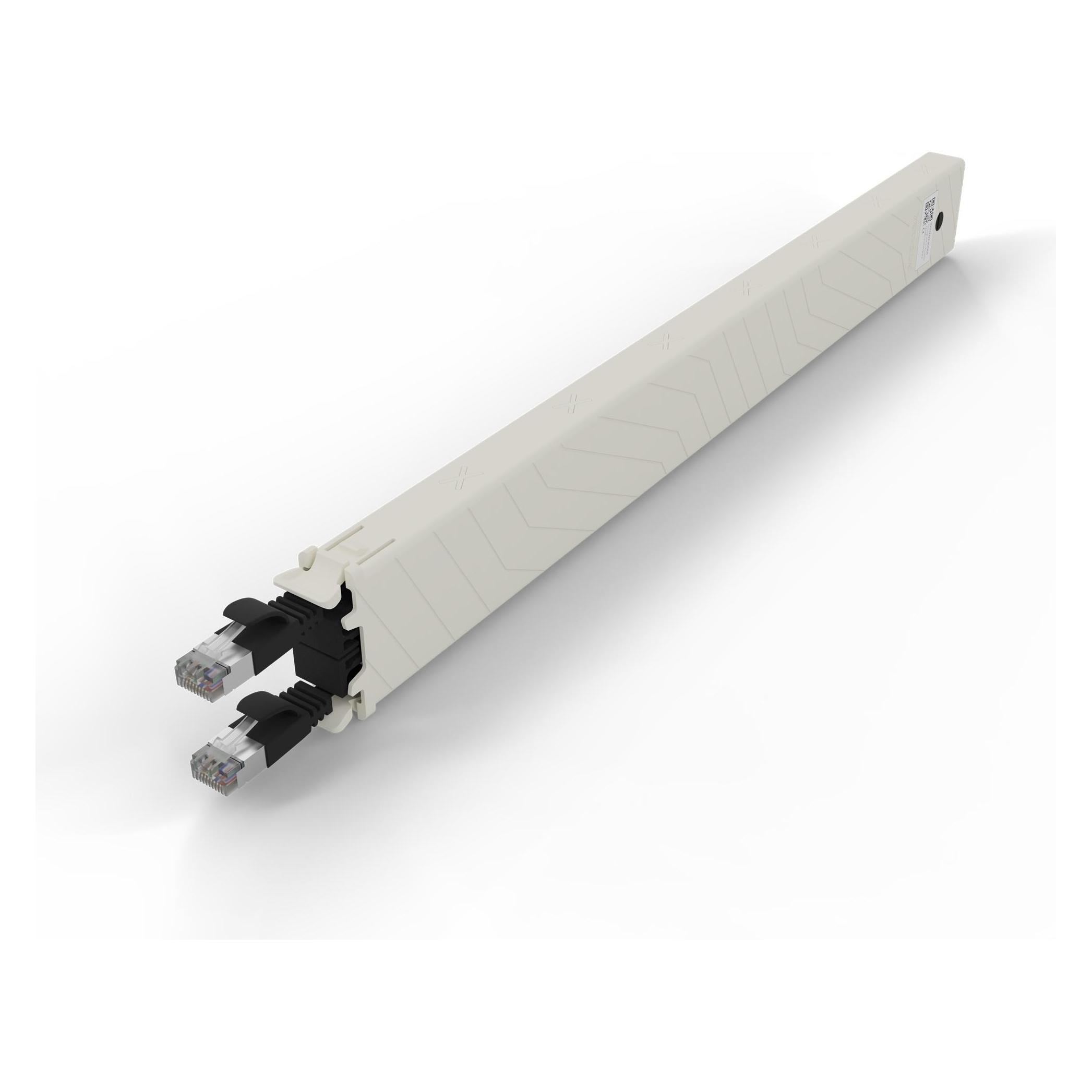 Patchbox one / 8RU / Cat 6A, STP, 0.8 m, Violett (U/FTP, CAT6a, 0.80 m) (PONEX8STPVI)