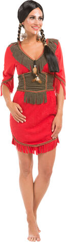 Indianerin-Kleid "Manitoba" für Damen