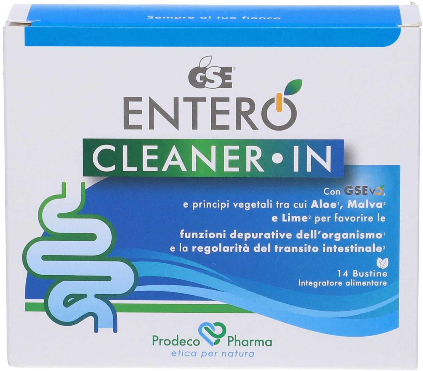 PRODECO PHARMA Srl GSE Entero Cleaner-IN, 14 Bustine