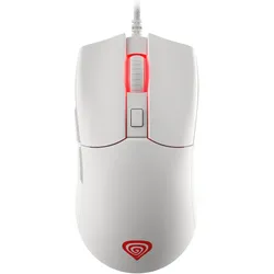 Genesis Krypton 750 mouse Right-hand USB Type-A Optical 2000 DPI (Kabelgebunden), Maus, Weiss