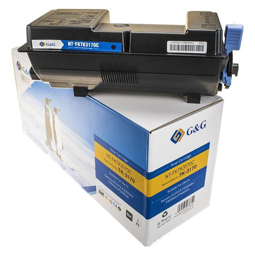 G&G Toner ersetzt TK 3170 Schwarz 15500 Seiten (BK) (14770)