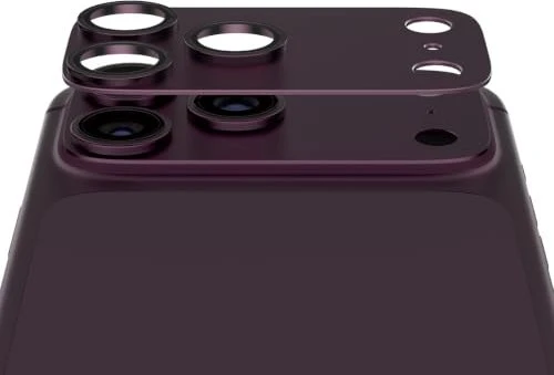PanzerGlass FENDER iPhone 18 Pro Max Burgundrot - Kameraschutz Dark Cherry
