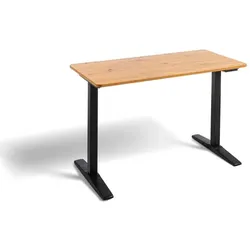 BOOOM Schreibtisch elektrisch Sintra 120 x 60 cm Dekor Eiche Schwarz