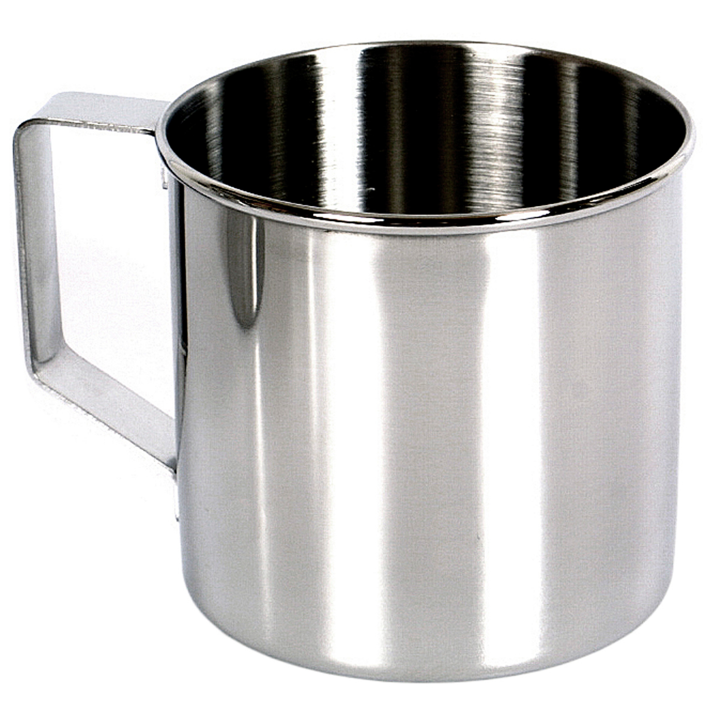 basic Nature Zebra Edelstahlbecher Campinggeschirr grau Größe 0.25L Camping