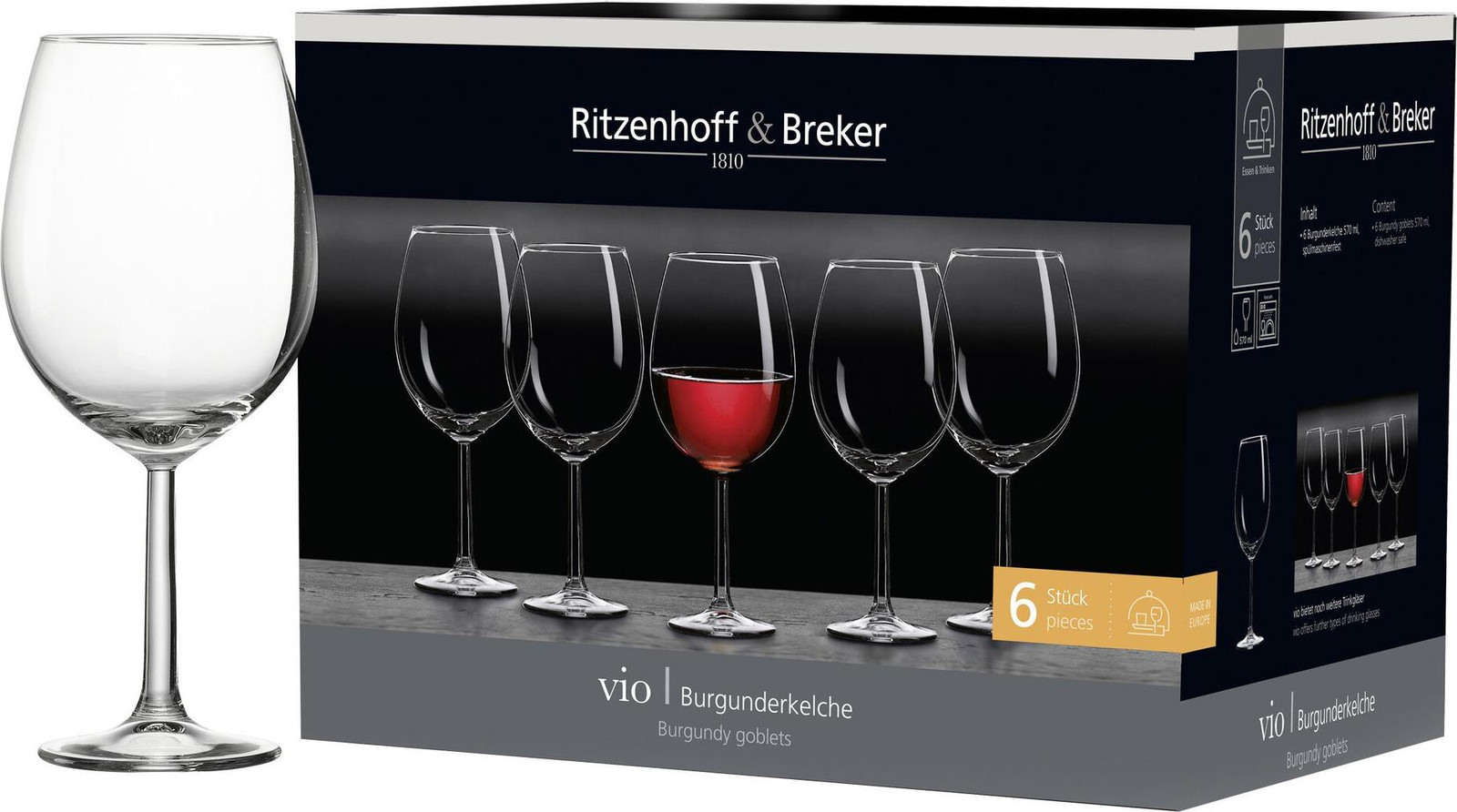 Ritzenhoff & Breker Burgunderglas VIO, 0,57 l