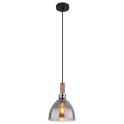 Globo 15550H Mattea Hängeleuchte Metall Schwarz Matt, 1X E27 Led