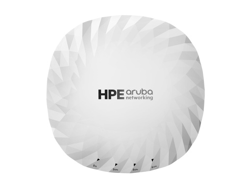 HPE Aruba Networking AP-725 (RW) - Campus - Accesspoint - Wi-Fi 7, Bluetooth 5.4 LE, ZigBee - Wi-Fi 7 - 2.4 GHz, 5 GHz, 6 GHz deckenmontierbar (Packung mit 10) (S4A24A)