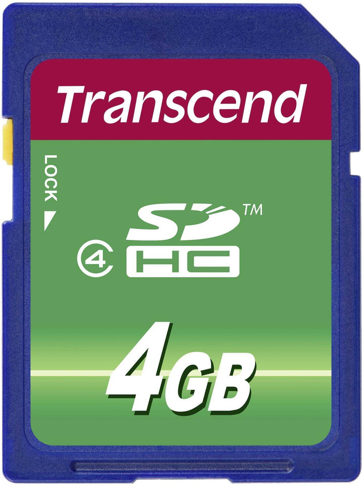 Transcend TS4GSDHC4 SDHC-geheugenkaart, 4 GB, Klasse 4