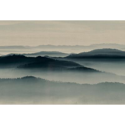 Fototapete LIVING WALLS "Walls by Patel Horizon 1", beige (natur), B:4m L:2,7m, Vlies, Tapeten, Vlies, Wand, Schräge