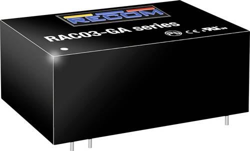 RECOM RAC03-3.3SGA AC/DC-Printnetzteil 3.3V 3W