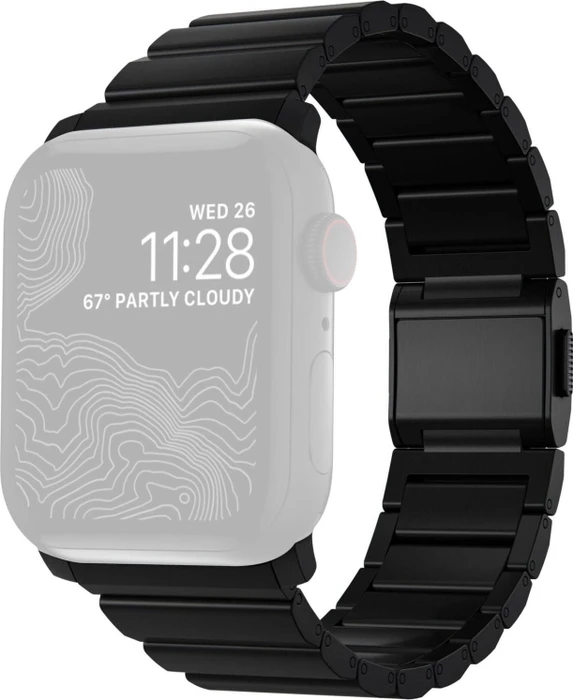 Nomad Titanium Band Hardware V2 - AW 46mm / 49mm Black