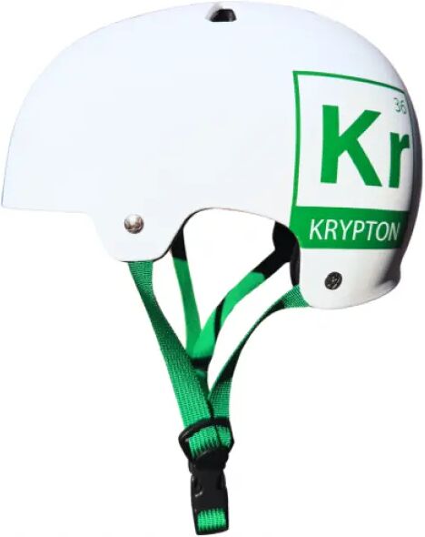 Skate Helm Alk13 Krypton (L-XL - Weiß/Grün)