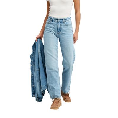 Jeansjeggings ROXY "Tropic Dream", Damen, Gr. 42, Normalgrößen, blau (sunbleached vintage), Obermaterial: 100% Baumwolle., Jeans
