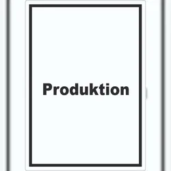 HB-Druck Produktion Aufkleber mit Text Herstellung Fertigung hochkant A9 (37x52mm)