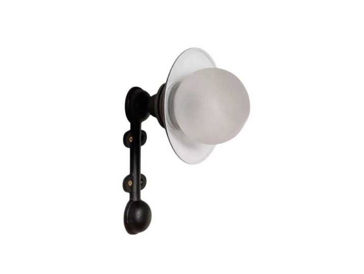 Applique extérieure SENTIER - Noire - Globe