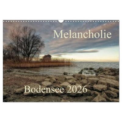 Melancholie-Bodensee 2026 (Wandkalender 2026 DIN A3 quer), CALVENDO Monatskalender